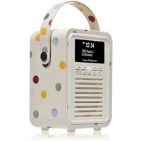 VQ Retro Mini Portable DAB+/FM Bluetooth Radio - Emma Bridgewater Polka Dot