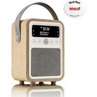 DAB+ Radio Bluetooth Portable Speaker FM Alarm Clock - Monty by VQ - Oak