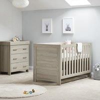 Obaby Nika 2 Piece Room Set (Grey Wash) - Nursery Furniture