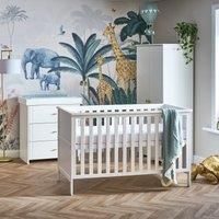 Obaby Evie 3 Piece Furniture Room Set - White