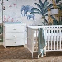 Obaby Evie 2 Piece Furniture Room Set - White