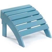 Gardenature Henley Adirondack Recycled Plastic Footstool - Blue
