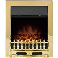 Adam Blenheim ELECTRIC FIRE Inset fireplace Brass 10297 RRP £199