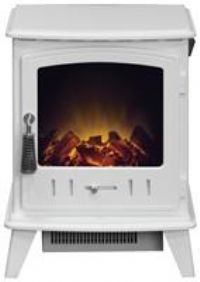 Adam Aviemore 2kW Electric Stove  White