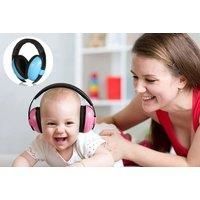 Edz Kidz Ear Defenders. Ear Protection for Toddlers Through Teens. (Light Blue)