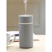 Made By Zen Nomad Grey Aroma Diffuser | Essential and Fragrance Oil Diffuser & Mini Humidifier for Home | Perfect for Aromatherapy and Home Fragrance