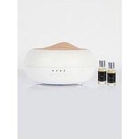 Made by Zen MYSA Aroma Diffuser Including Black and Fresh Linen Oils : EWX057WM