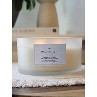 Made By Zen Signature 4 Wick Candle - Amber Sakura