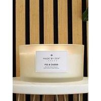 Made By Zen Signature 4 Wick Candle - Fig & Cassis