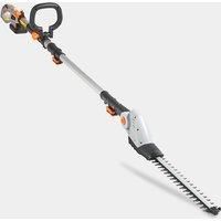 VonHaus Cordless Pole Hedge Trimmer – Telescopic Extendable Reach Cutter for Hedges, Bushes, Branches – 20V Battery, Dual Action Blades, 135º Adjustable Trimmer Head, Shoulder Strap – 2 Year Warranty