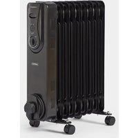 *Ex Display* Black 9 Fin 2000w Electric Portable Oil Filled Radiator Electrical