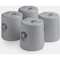 VonHaus 4 Pack Gazebo Marquee Leg Weights Fill with Sand or Water Sturdy Bases