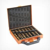 VonHaus Universal 99pc Titanium Coated HSS Drill Bit Set & Carry Case 1.5 - 10mm