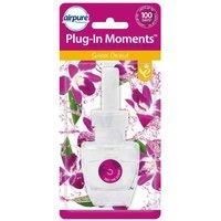 AIRPURE ELECTRIC OIL PLUG IN MOMENTS AIR FRESHENER SWEET ORCHID REFILL 20ML
