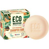 Eco Warrior Deeply Nourishing Mini Shampoo Bar 50g | Vegan, Cruelty Free, Natural, No SLS or Parabens| Eco Friendly Cleansing Bar, ideal travel toilettries, plastic free and planet friendly