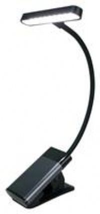 Xtralite 19 LED Rechargeable Clip-On Book Light, 80 Lumens, Adjustable Colour & Brightness Settings, Flexible Gooseneck