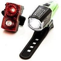 Rechargeable Bicycle LED Front & Rear USB Light Set