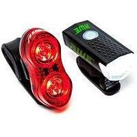 AWE® AWEBright™ USB Rechargeable Bicycle Light Set 340 LUMENS EXTREMELY BRIGHT