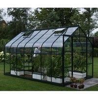 Vitavia Saturn 8' x 10' Green Coated Greenhouse - Toughened Glass