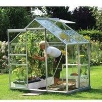 Vitavia Venus 6 x 4ft Toughened Glass Greenhouse with Steel Base