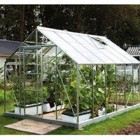 Vitavia Neptune Greenhouse with 3mm Toughened Glass - Silver - 8 x 12