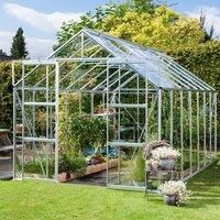Vitavia Phoenix 8' x 12' Aluminium Greenhouse with - Toughened Glass