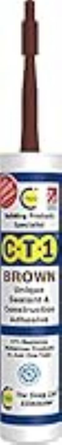 CT1 Brown TRIBRID Multi-Purpose Sealant & Adhesive - Bathroom, Shower & Window Sealant - Odourless - Anti Mould Waterproofing Sealant Adhesive - Vibration Resistant & Flexible - 290ml