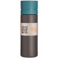 Circular and Co Leakproof 600ml Reusable Water Bottle made from 92% Single-Use Bottles (Grey Bottle & Teal Lid)