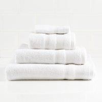 Allure Zero Twist Bath Towel  White