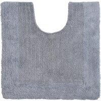 Allure Bath Fashions Elegance Heavyweight Reversible Cotton Pedestal Mat, Eco Friendly, Supersoft, Machine Washable 55cm x 55cm with Cut Out 2200gsm - Fully Guaranteed