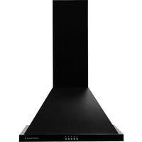 Russell Hobbs 60cm Black Chimney Cooker Hood RHSCH601B, Extractor Fan, Grade A+