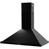 Russell Hobbs 90cm Wide Black Steel Chimney Cooker Hood RHSCH901B