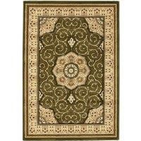 Think Rugs, Heritage 4400 Green - 200 x 290