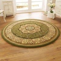 Think Rugs, Heritage 4400 Green Circle - 150 x 150