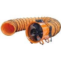 10" 250MM CYCLONE DUST FUME EXTRACTOR / VENTILATION FAN + 5M PVC DUCTING