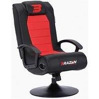 BraZen Gaming Chair - Stag 2.1 Black/Red Surround Sound Bluetooth