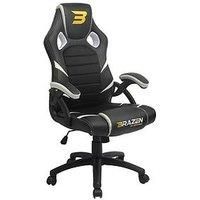 Brazen Puma Pc Gaming Chair  Black And White