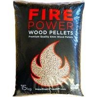 Firepower Wood Pellets 6mm EnplusA1 Biomass Pellets 15KG