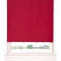 Whitehouse Aurora Modern Thermal Blackout Roller Trimmable Blind, Red, 60 x 165cm