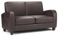 Julian Bowen Vivo Chestnut 3 Seater 2 Seater 1 Seater Upholstered Leather Sofa