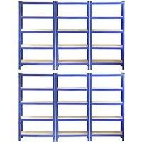 Garage Shelves Shelving 5 Tier Racking Boltless Heavy Duty Storage Shelf 75 cm