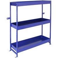 Monster Racking Lightning Van Racking Blue - 3 Shelves