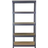 Garage Shelving Unit Heavy Duty Racking Shelves Boltless Storage Shelf Grey 90cm