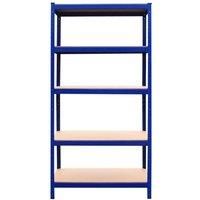 Monster Racking 9 X T-rax Blue Metal Racking Units 90Cm X 45Cm X 180Cm