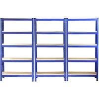 Garage Shelves Shelving 5 Tier Racking Boltless Heavy Duty Storage Shelf 75 cm