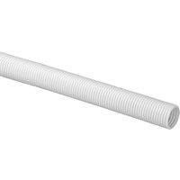 D-Line Cable Tidy Tube | Cable Management Sleeve | Cable Organiser to Manage Cables from TVs, PCs & Games Consoles | 1.1 meter length x 32mm outer diameter – White