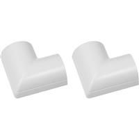 D Line Trade D-Line Trunking Flat Bends Maxi (2 Pack)