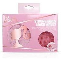 Barbie Make Waves Haircare Gift Set - Head Massager/Scalp Massager & Towel Turban/Microfibre Towel - Quick Dry