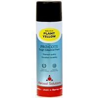 Industrial Spray Paint 500ml Plant in Yellow Plastic
