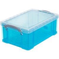 Really Useful Box 9 Litre Transparent Bright Blue